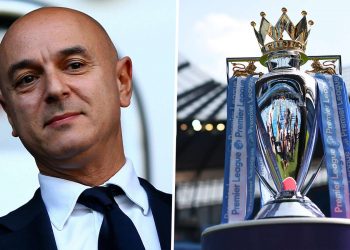 daniel levy premier league trophy