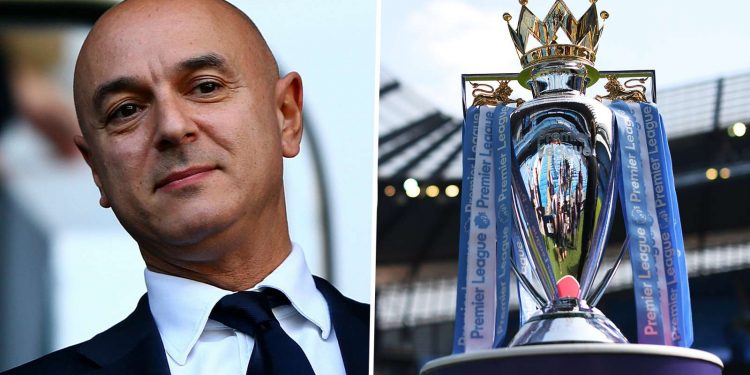 daniel levy premier league trophy