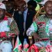 President Pierre Nkurunziza (R) and Evariste Ndayishimiye, the candidate for the ruling party CNDD-FDD
