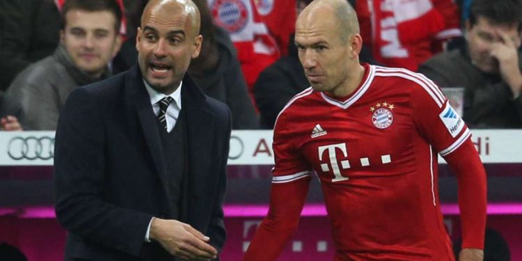 pep-guardiola-arjen-robben-bayern-