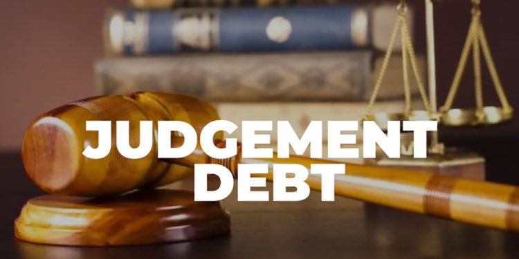 Judgment debt