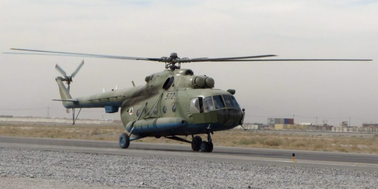 Helicopter crash leaves nine dead in central Afghanistan