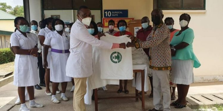 Cape Coast Teaching Hospital receives a donation from a family