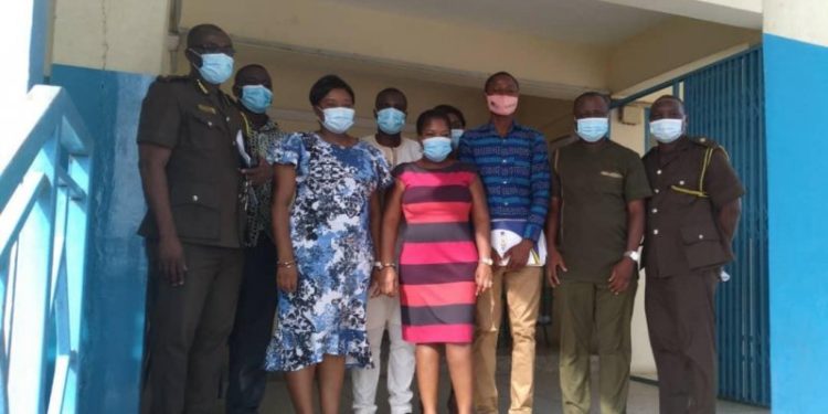 The implementation team for Justice Sector Support Activity meets with the Director-General of Prisons