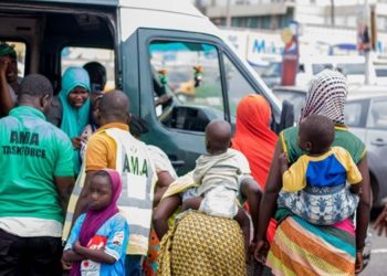 Children and beggars will be removed from Accra's streets by police