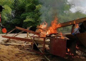 9 excavators,127 changfans destroyed by soldiers sent to galamsey areas