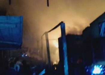 Sections of Mankessim market engulfed in flames