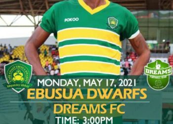 Cape Coast mysterious Ebusua Dwarfs face Dreams FC at Cape Coast stadium – Report