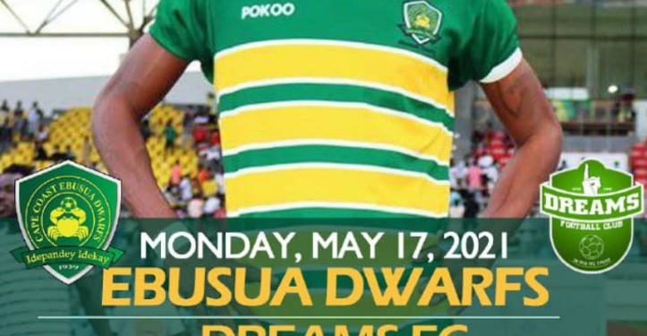 Cape Coast mysterious Ebusua Dwarfs face Dreams FC at Cape Coast stadium – Report