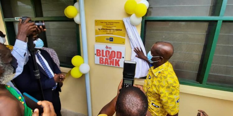 MTN donates blood bank to CCTH