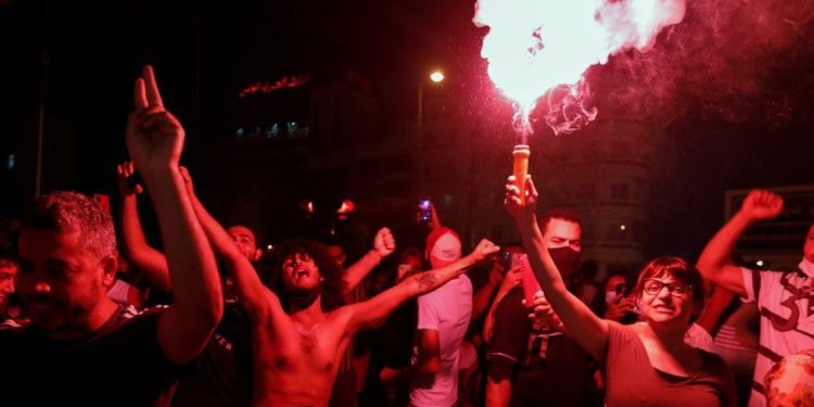 Tunisia President Kais Saied accused of coup amid clashes