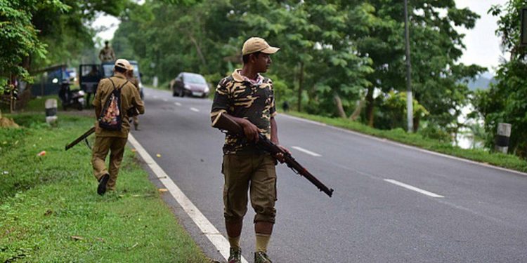 Five die as Indian policemen fire at each other