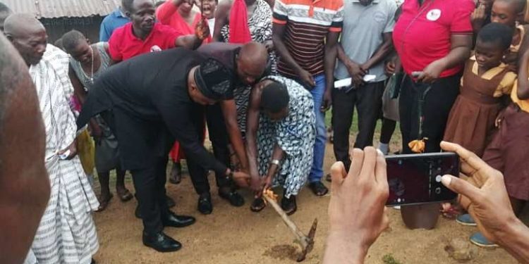 MP for Cape North supports the establishment of an ICT center at Essuekyir Primary School