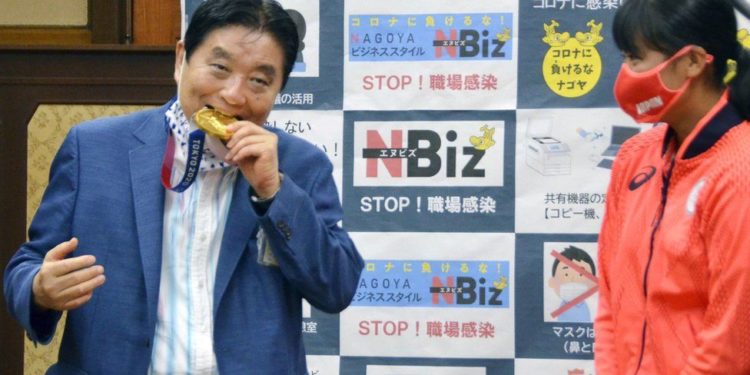 Tokyo Olympic gold medal replaced after first got bitten