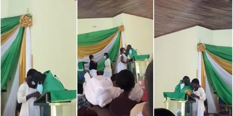 I kissed the students to add human touch to the appreciation; I’m sorry – Anglican priest