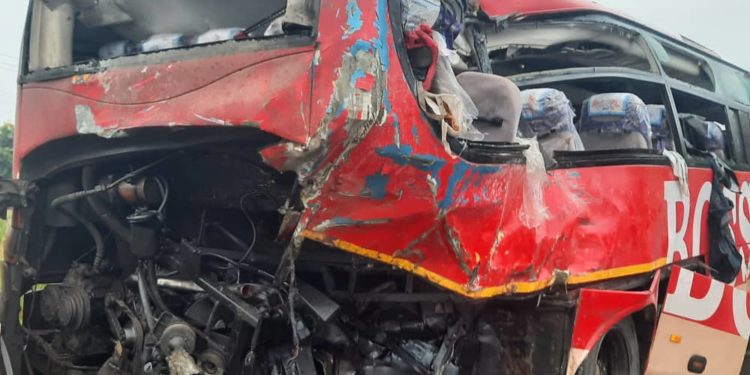 Police identifies driver killed in gruesome collision on Accra-Cape Coast Highway