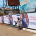 Liberian leader's birthday billboards line streets