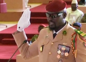 Mamady Doumbouya: Guinea coup leader sworn in as president