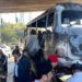 Syria war: Deadly bomb blasts hit military bus in Damascus