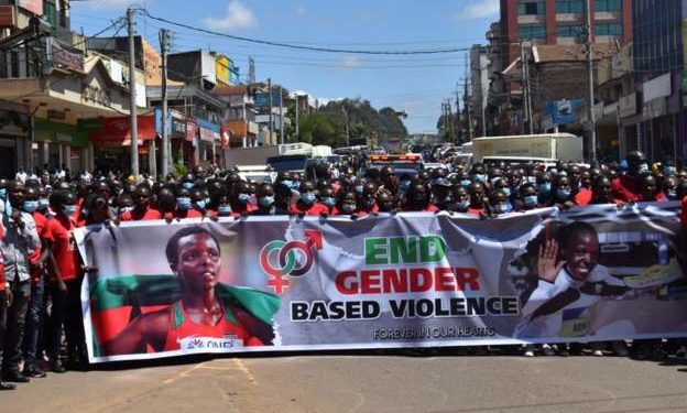 Top Kenyan athletes carry body of Agnes Tirop