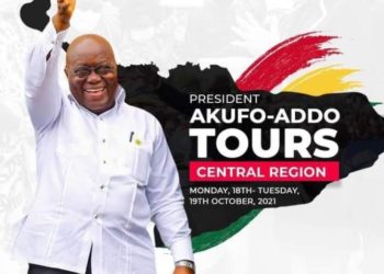 President Akufo-Addo begins tour of the Central Region Today