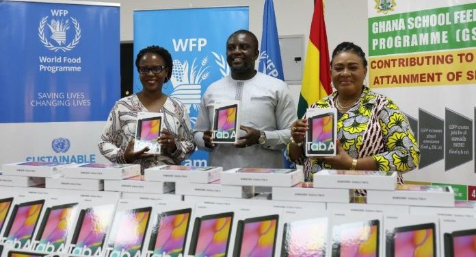 School Feeding will be digitally monitored following WFP donation of 300 tablets