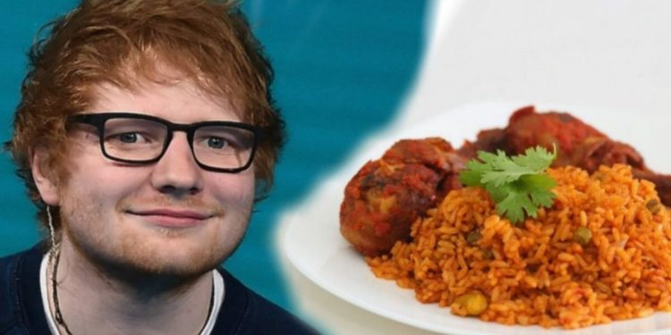 Ghana and Nigerian Jollof beef, Ed Sheeran delivers verdict