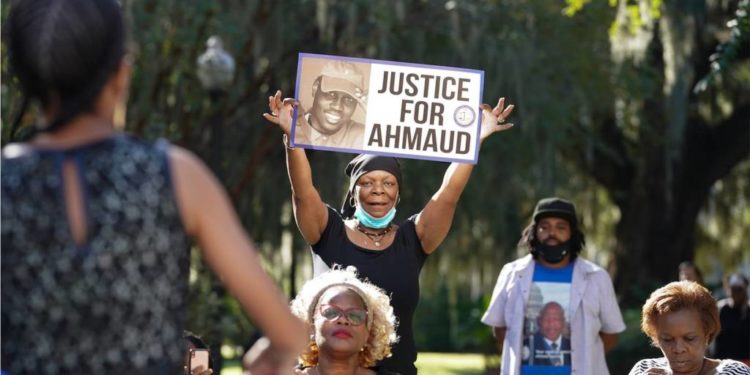 Ahmaud Arbery: Three US men guilty of murdering black jogger