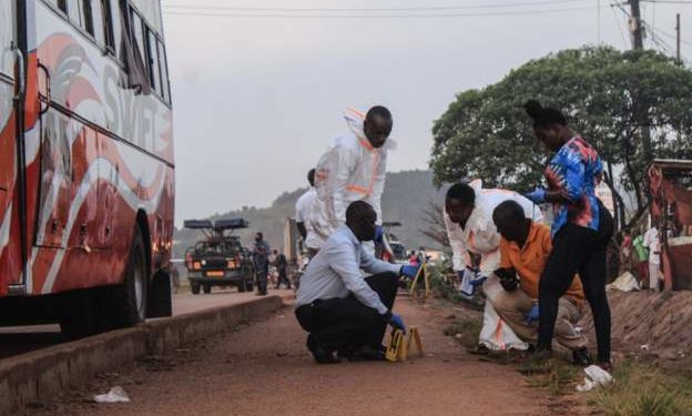 Ugandan police find explosives near blast site