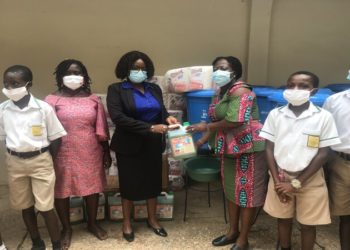 Cape Coast North Taxpayer Service Centre donates PPES to schools