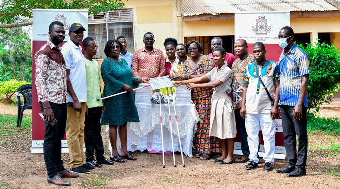 Cape Coast ICAG supports Ghana National Basic Inclusive School