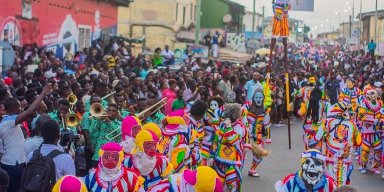 VIDEO: Cape Coast reclaims Masquerade Carnival position on Christmas day