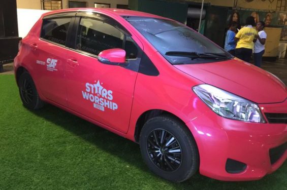 Oware Junior wins big in the 2021 Stars in Worship event, receiving a car