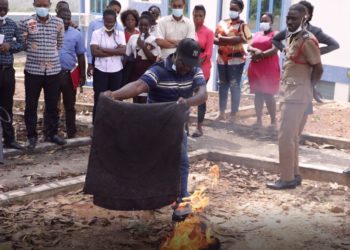 UCC: CBS organizes Fire safety workshop for Staff