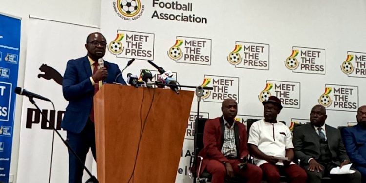 Ghana Football Association meet the press at Kumasi