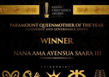 Denkyirahemaa wins Paramount Queen mother of the year 2021 in Leadership and Governance