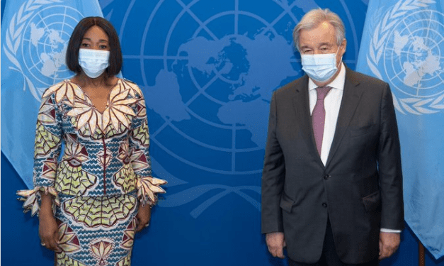 UN Secretary-General meets Shirley Ayorkor Botchwey