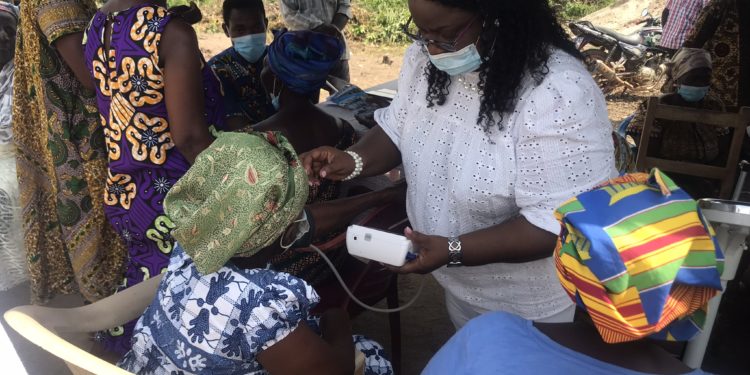 Trinity Healthcare Foundation holds free health screening for the people of Asemase