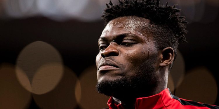 Ghana midfielder Thomas Partey sees red on Arsenal return from Afcon