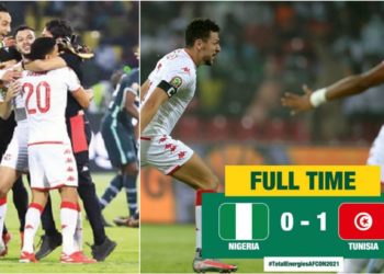 Tunisia stun Nigeria with last-16 win in latest Afcon upset
