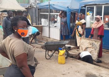 1st cleanup exercise to commemorate Independence Day celebration underway in the cape coast metropolis