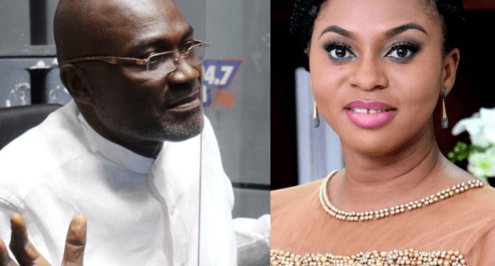 You don't come to Parliament yet you're on TikTok dancing - Ken Agyapong slams Adwoa Safo