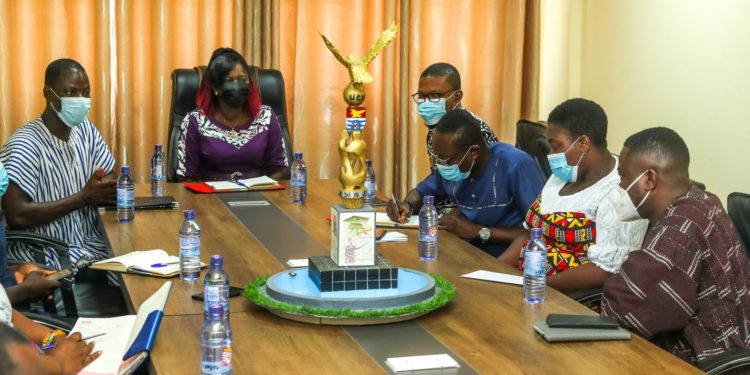 Leadership of SSA- UoG pays courtesy call on UCC Pro Vice-Chancellor