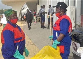 Zoomlion sends over 400 workers to clean up Central Region