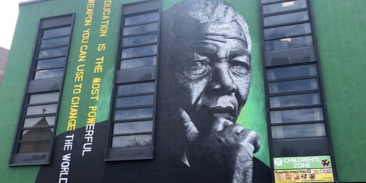Nelson Mandela mural unveiled in Liverpool