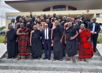 C/R: GNHR pays Courtesy visit to the Regional House of Chiefs