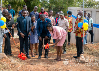 UCC: Pro VC Cuts Sod for the Construction of Washing Bay