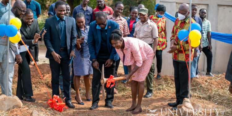 UCC: Pro VC Cuts Sod for the Construction of Washing Bay