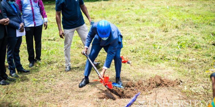 UCC VC cuts sod for 13 million Cedis ACECOR Multi-Purpose building
