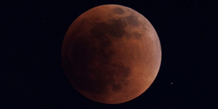 Full lunar eclipse creates rare super blood Moon